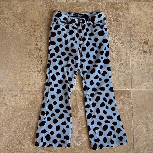 Mini Boden Animal Print Girls Size 7Y Pants-Adjustable Waist, Flare Leg, Fall - Picture 1 of 5